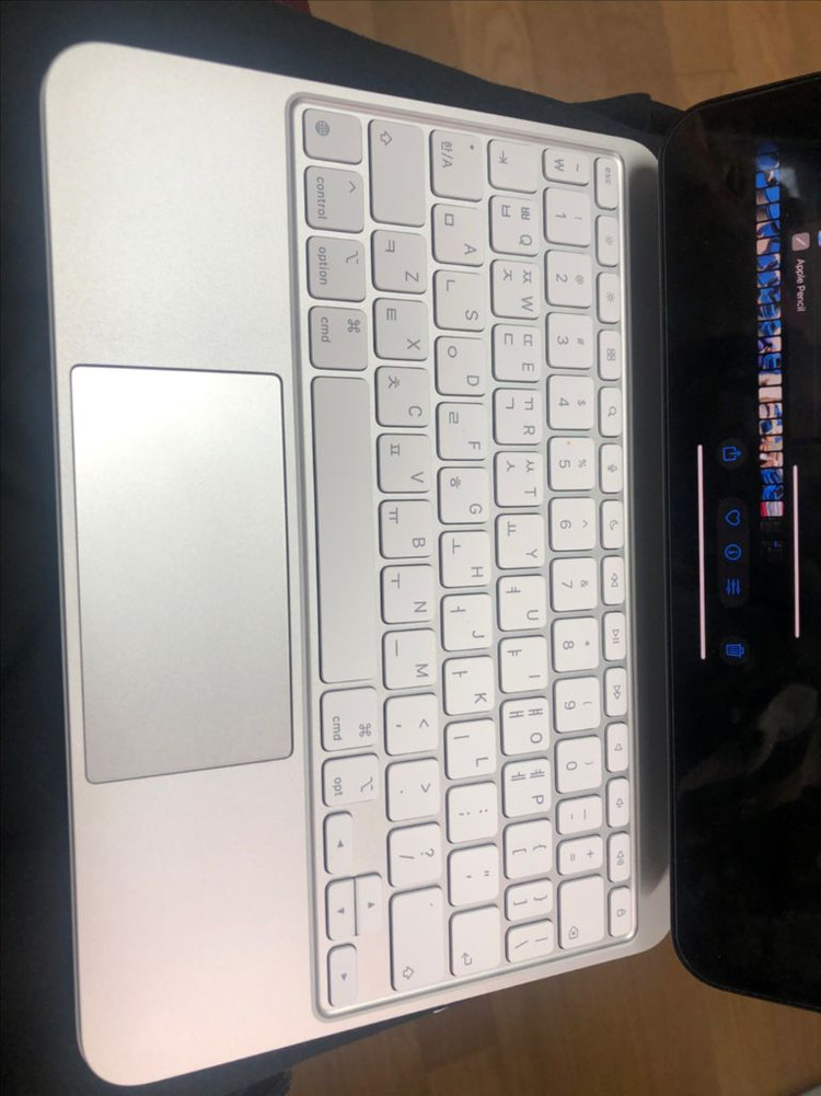 새제품급 아이패드 프로 11인치 M4 512GB, 정품매직키보드 가격인하 이미지