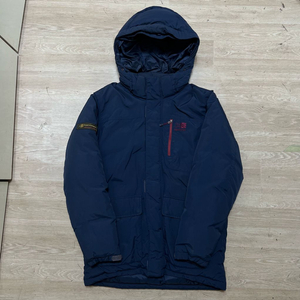 카리모어 구스다운 후드 파카 패딩 점퍼 [네이비] L/100