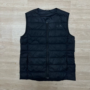 노스페이스 덕다운 브이넥 초경량 패딩조끼 [블랙] M/95