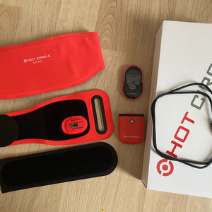 핫서클 온열 찜질 EMS 저주파 마사지기 슬림벨트