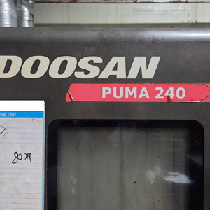 두산 PUMA 240 CNC 선반 2010년 04월식 +죠오 대략 100죠 포함 이미지