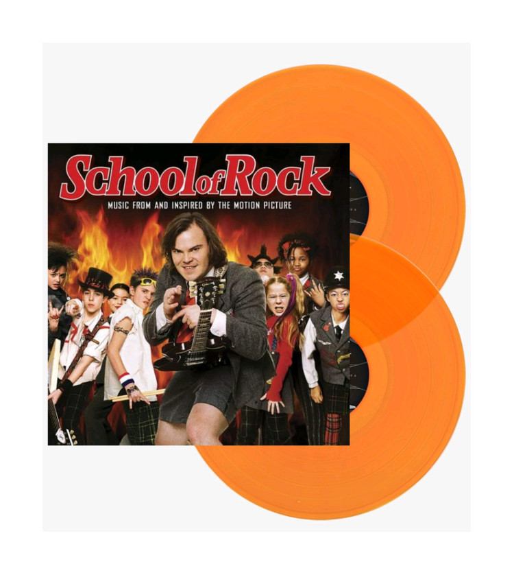 .+ 영화 스쿨 오브 락 : 한정판 톡쏘는 *+ 오렌지 OST LP Vinyl--9