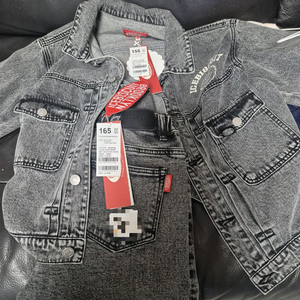 아이스비스킷 자켓+청바지 새상품