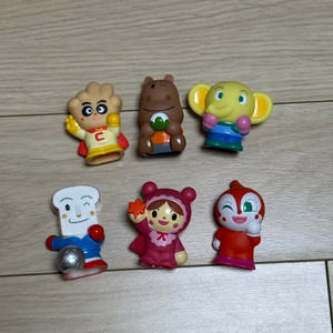 호빵맨 손가락인형 (고전) 6개 세트