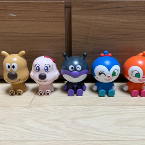 호빵맨 카푸캬라 일괄(치즈, 레어치즈, 세균맨, 짤랑이, 딸랑이)