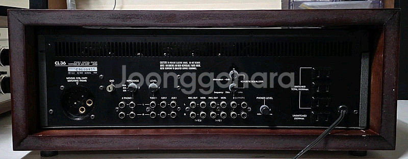 럭스만 CL-36 진공관 프리앰프 (우드장착/오버홀)--4