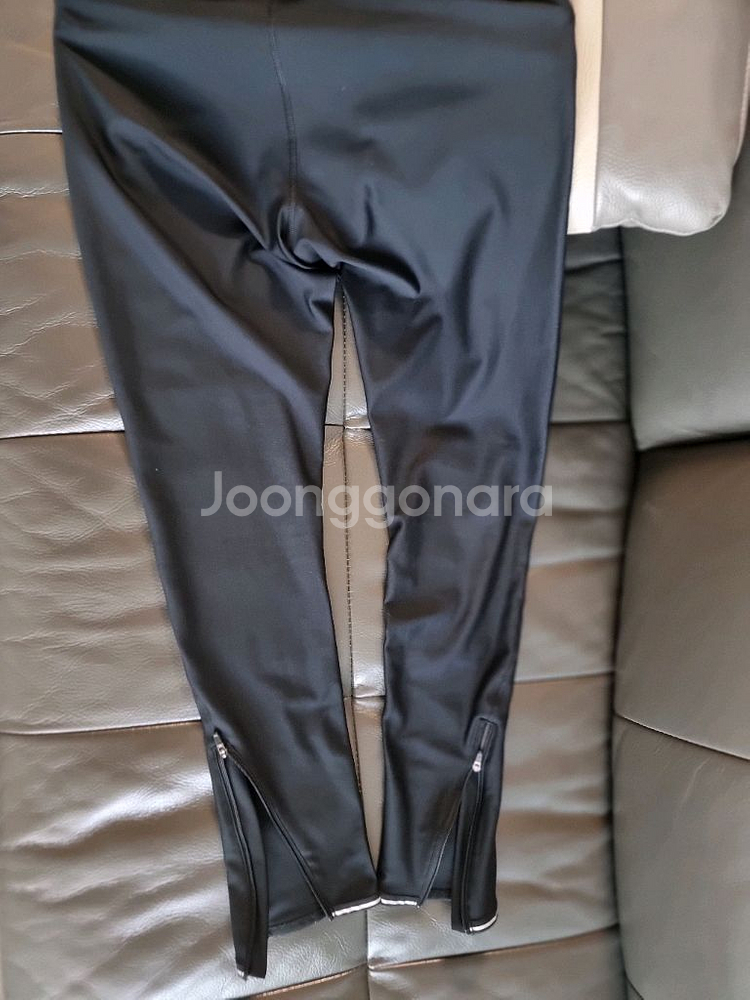 나이키 러닝 드라이핏 기모 레깅스 XL 블랙--5