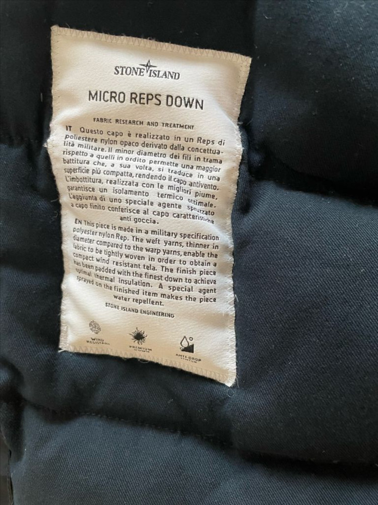 스톤아일랜드 마이크로랩스 패딩 점퍼 XXL 2XL 사이즈--4
