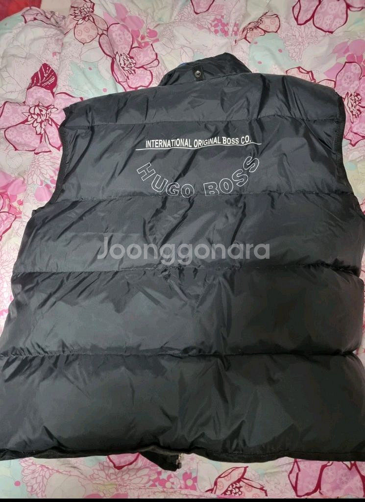 카모 퀼팅 후드 조끼 + 휴고보스 오리털 조끼 XL 105 사이즈--1