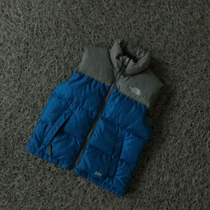 노스페이스 키즈 600 패딩조끼 7/8세