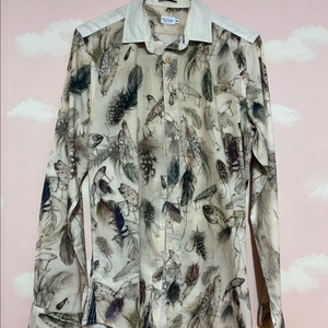 폴스미스 메인라인 fishing 프린트 셔츠 s