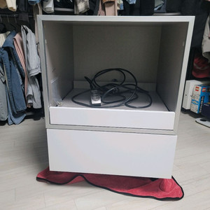 한샘 주방 밥솥장, 렌지장 흰색 서랍형