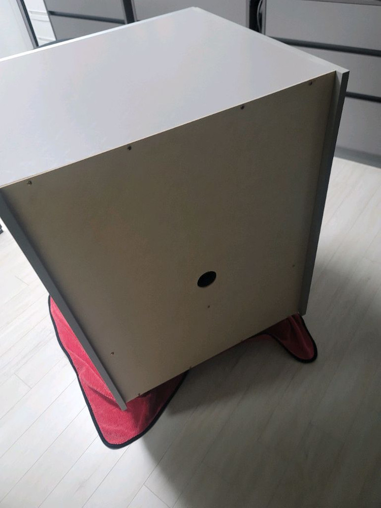 한샘 주방 밥솥장, 렌지장 흰색 서랍형--5