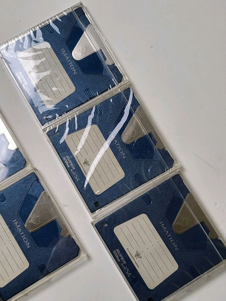 Imation 120MB SuperDisk 이메이션 슈퍼디스크 부품용 판매 이미지