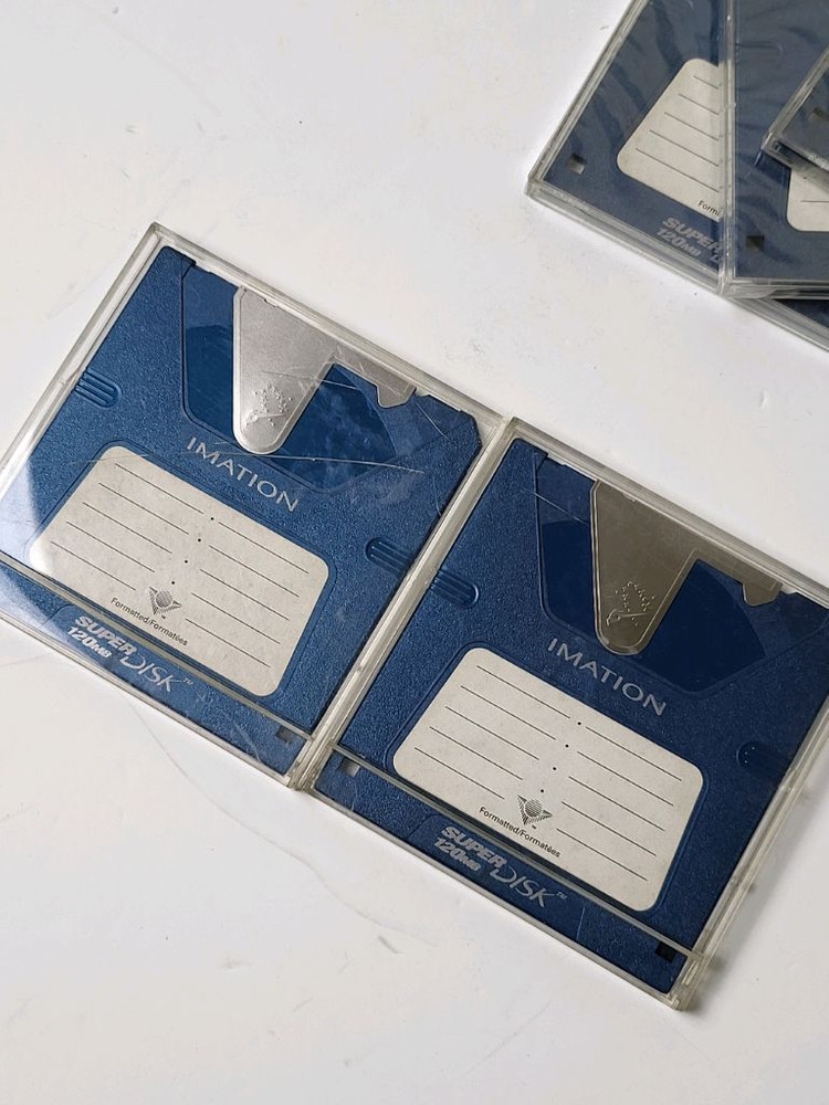 Imation 120MB SuperDisk 이메이션 슈퍼디스크 부품용 판매 이미지