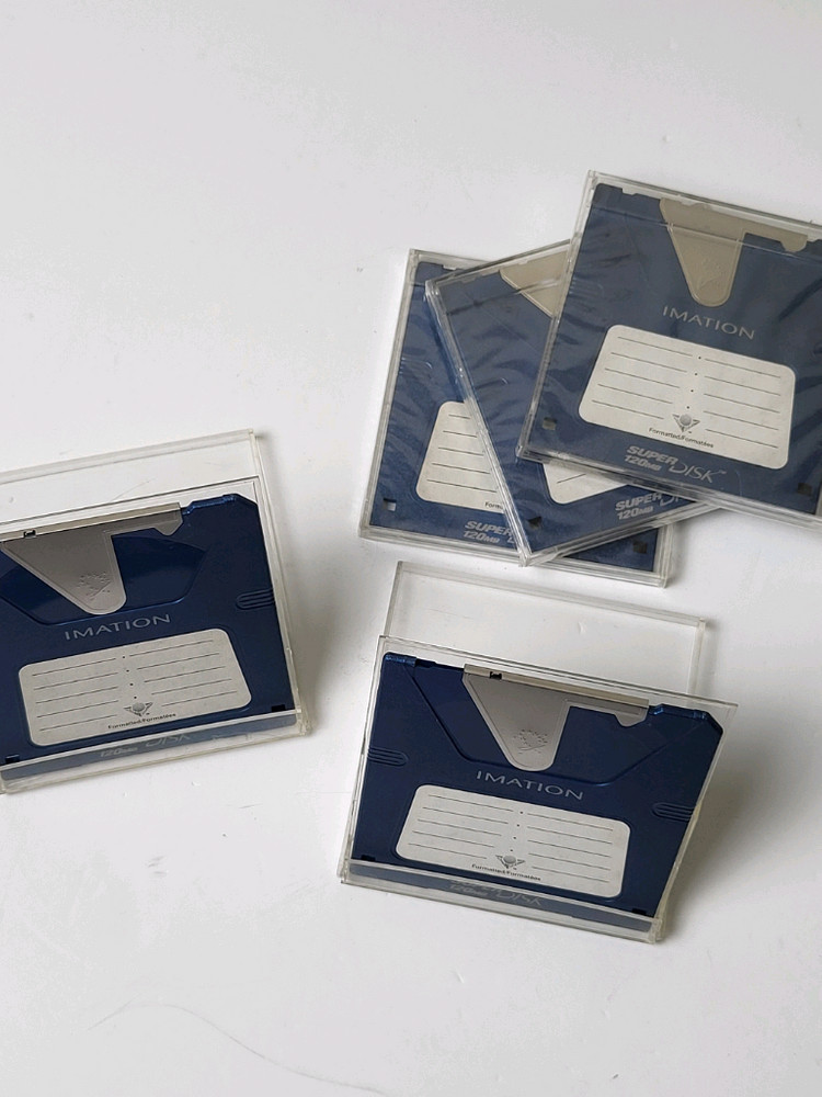 Imation 120MB SuperDisk 이메이션 슈퍼디스크 부품용 판매 이미지