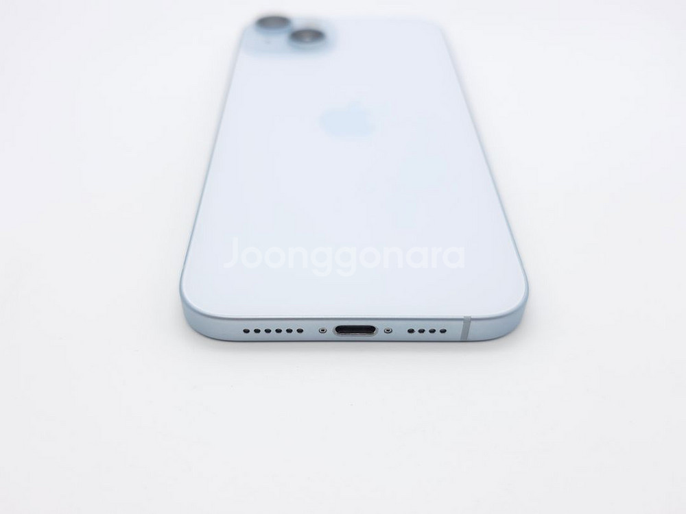 아이폰15플러스 128기가 블루 / 1226--5