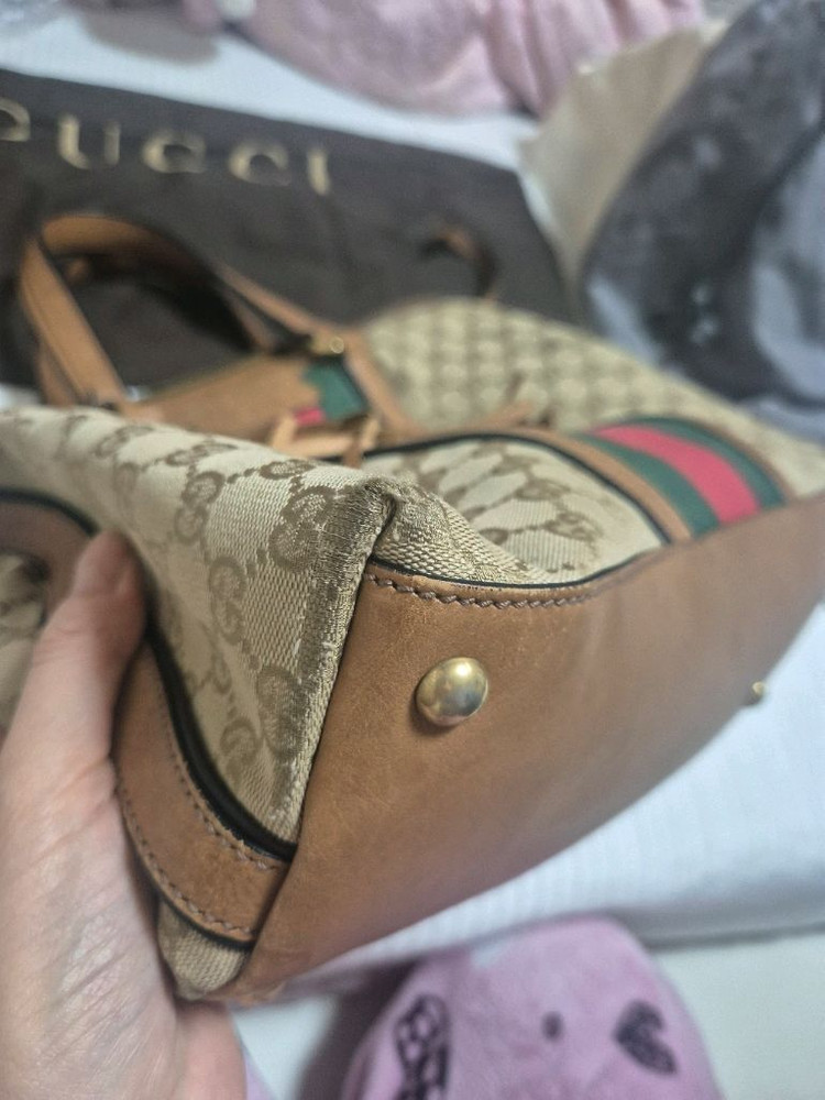 구찌 GG 캔버스 토트백 이미지