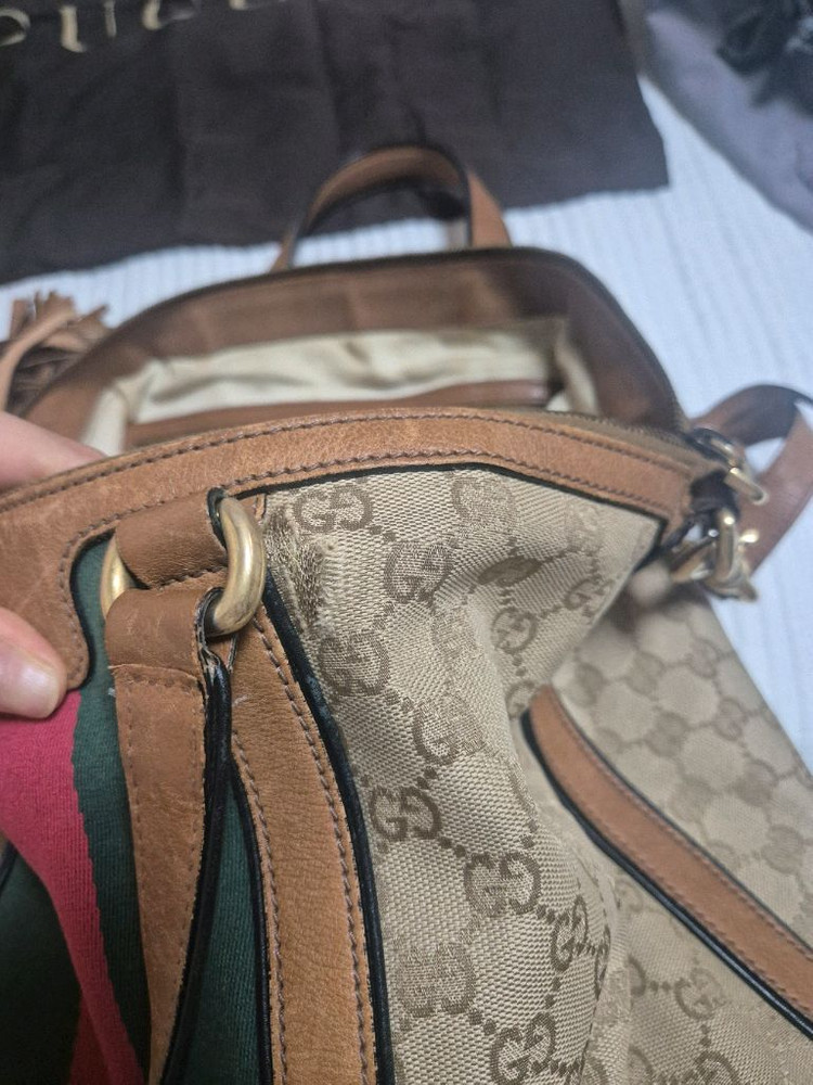 구찌 GG 캔버스 토트백 이미지