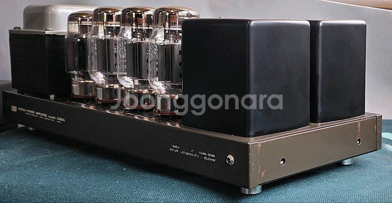 럭스만 A3600/A3400 진공관 파워프리앰프--2
