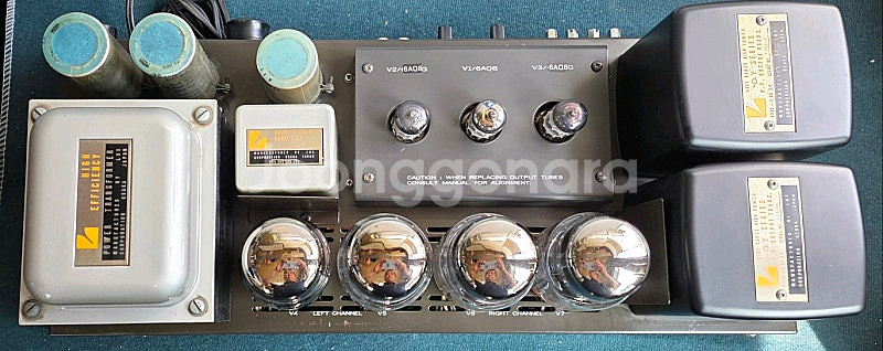 럭스만 A3600/A3400 진공관 파워프리앰프--4