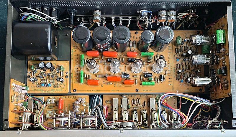 럭스만 A3600/A3400 진공관 파워프리앰프--8