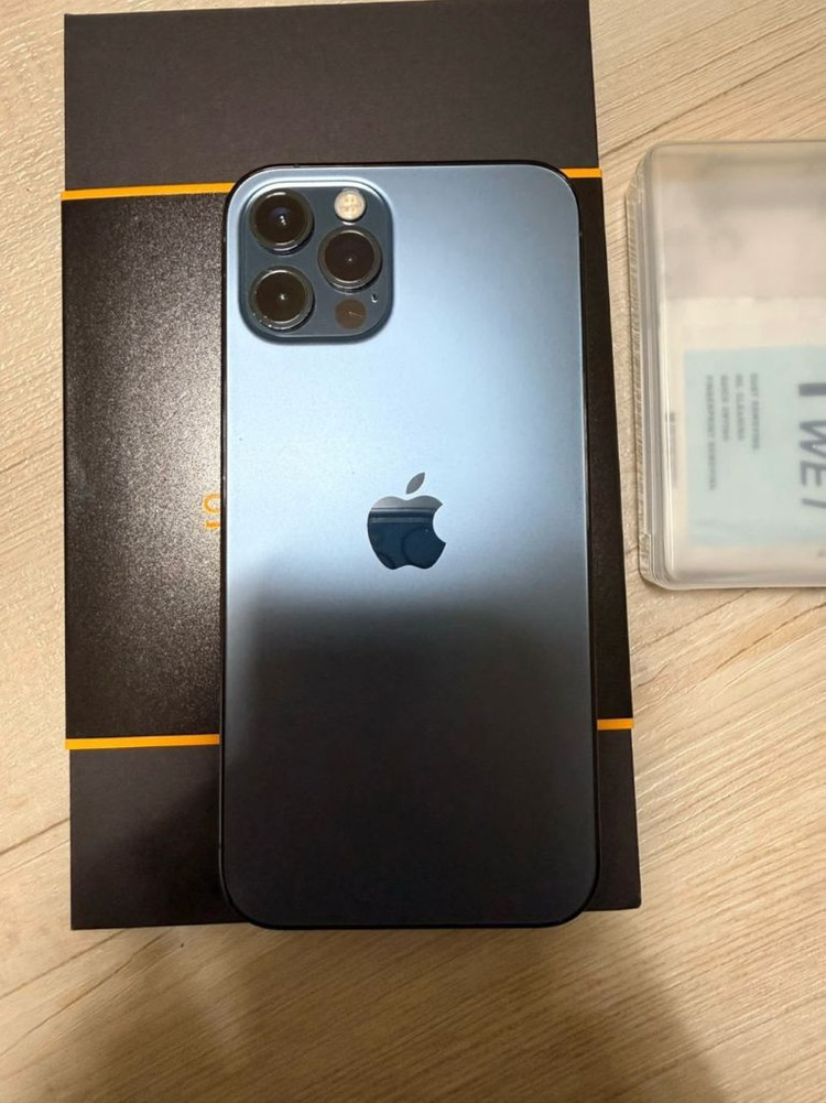 아이폰 12프로 128 퍼시픽 블루 이미지