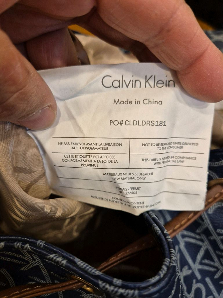 캘빈클라인 CK 로고 백팩 가방 이미지