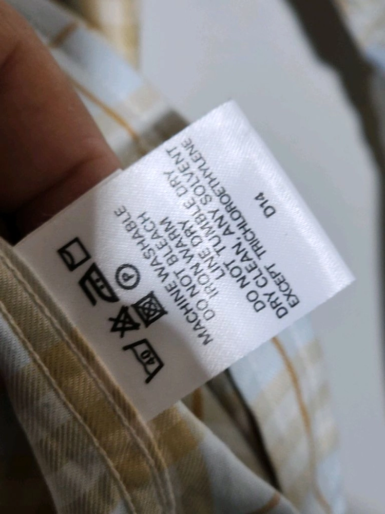 (L) 버버리 남방 체크 셔츠 영국판 캐주얼 이미지