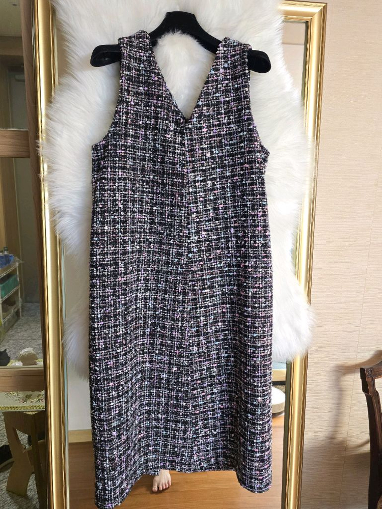 데일리룩 자체제작 샤네트위드원피스 S--4