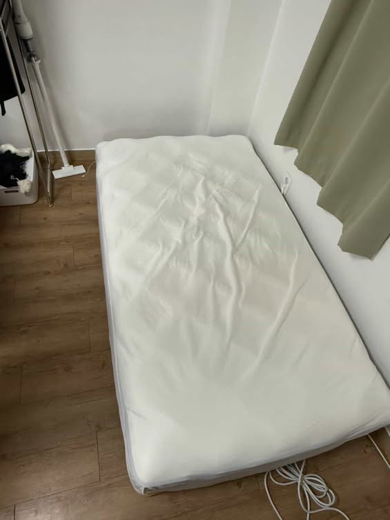 포켓스프링 침대 매트리스 + 원목깔판(풀세트) 이미지