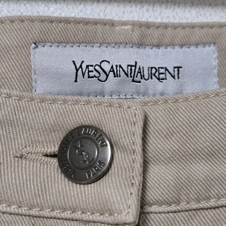 생로랑 Ysl 코튼 팬츠 (새상품) / 여성 바지 / 여자 바지 이미지