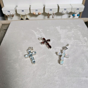 925. 실버 십자가 펜던트