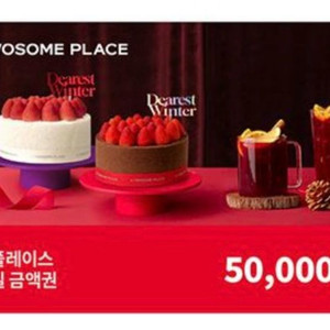 투썸플레이스 금액원 5만원