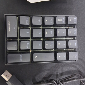 씽크웨이 k20 keypad 메크로 숫자 키패드 키보드 황축 이미지