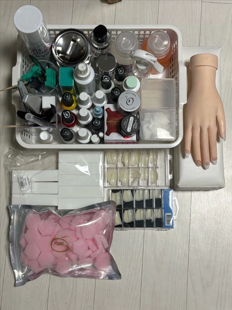 네일아트 국가고시 재료 풀패키지 이미지