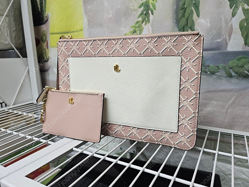 랄프로렌 소형 클러치 카드 홀더 손목지갑 스트랩 여성 클러치백 GB65 이미지