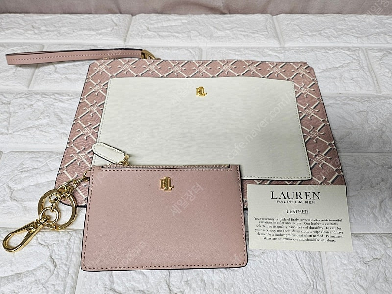 랄프로렌 소형 클러치 카드 홀더 손목지갑 스트랩 여성 클러치백 GB65 이미지