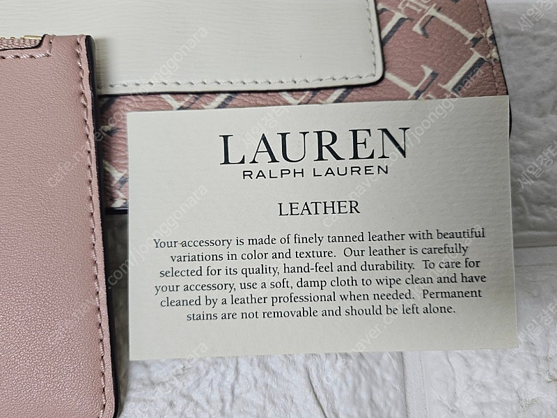 랄프로렌 소형 클러치 카드 홀더 손목지갑 스트랩 여성 클러치백 GB65 이미지