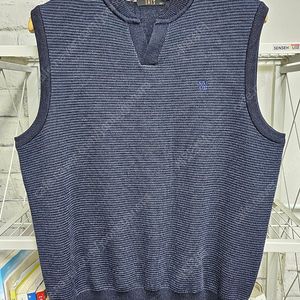 닥스 모 헨리넥 솔리드 남성 니트조끼 105 베스트 MG21