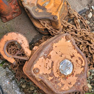 크레인용 체인 클램프 체인블럭 1톤 2톤 이미지