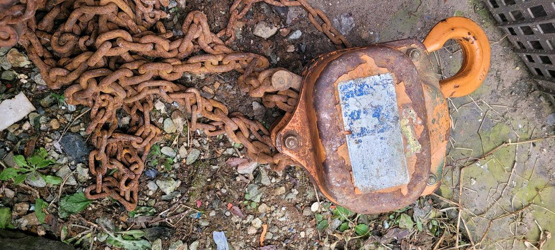 크레인용 체인 클램프 체인블럭 1톤 2톤 이미지