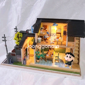 [46번] DIY 미니어처하우스 완성품 (LED)