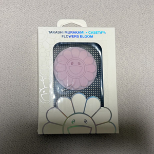 케이스티파이 무라카미 핑크 플라워 그립스탠드