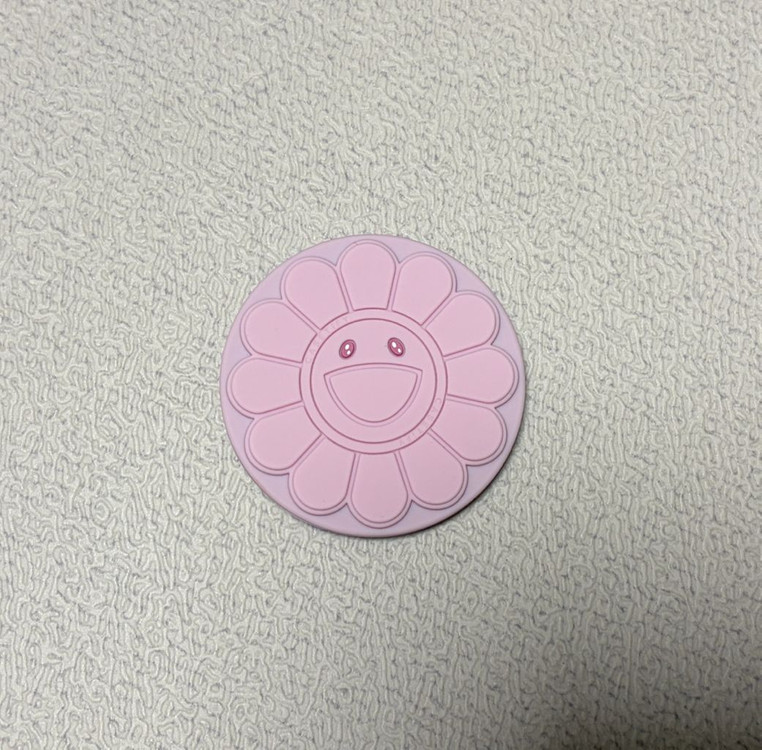 케이스티파이 무라카미 핑크 플라워 그립스탠드--1