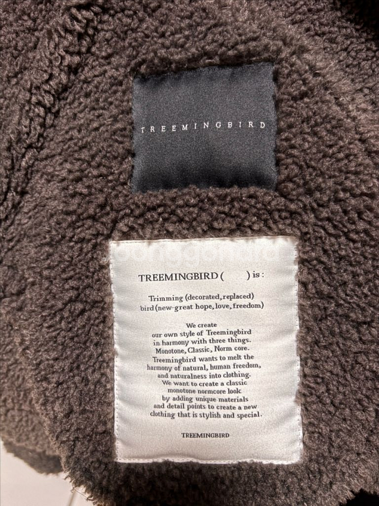 트리밍버드 하이넥무스탕 차콜--6