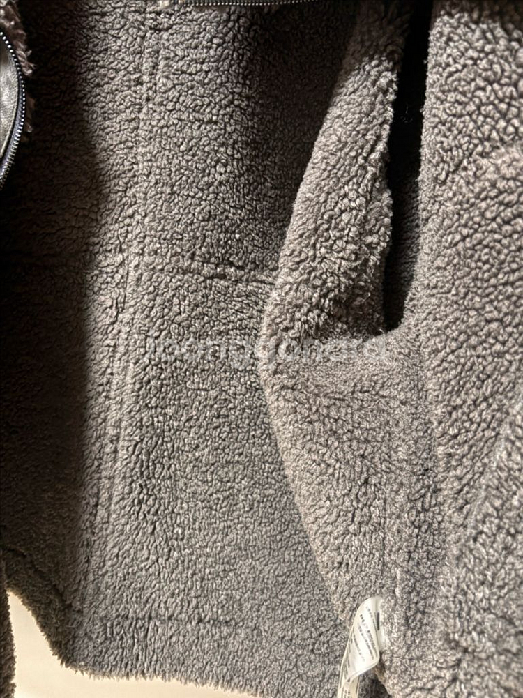 트리밍버드 하이넥무스탕 차콜--7