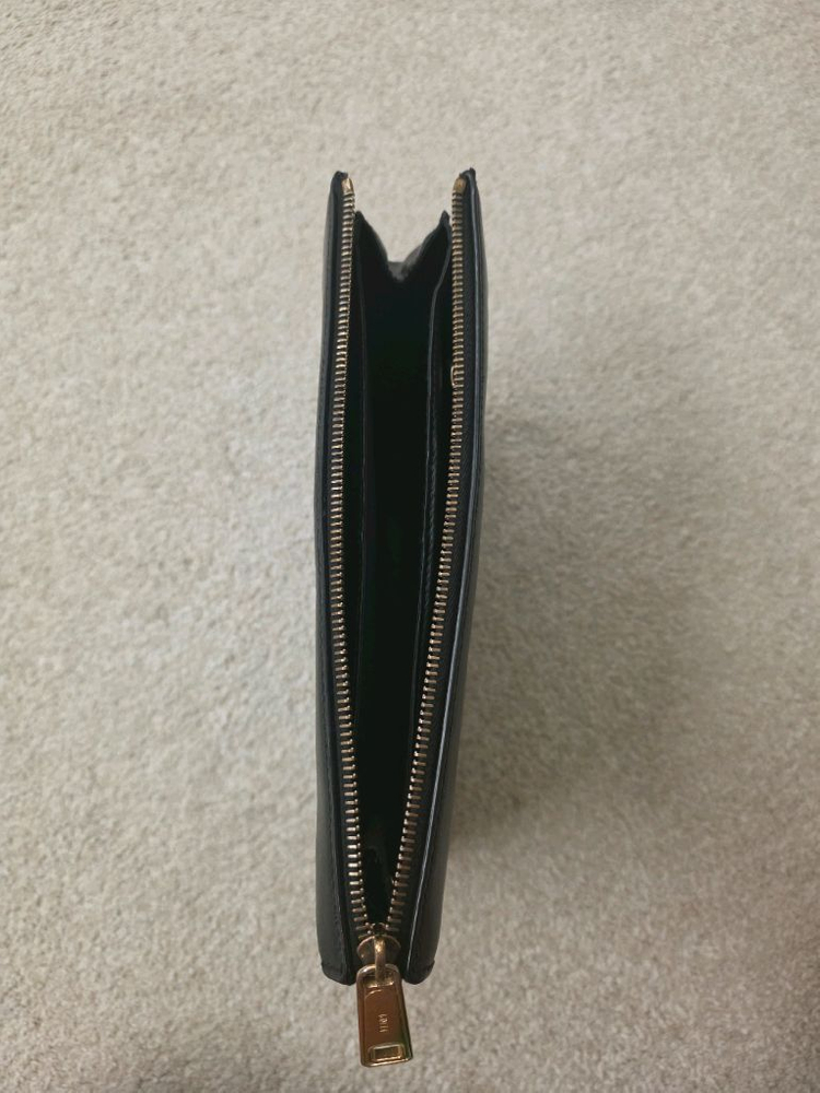 펜디 몬스터 블랙 가죽 클러치--2