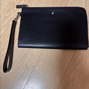 몽블랑 남성 블랙 사피아노 클러치백