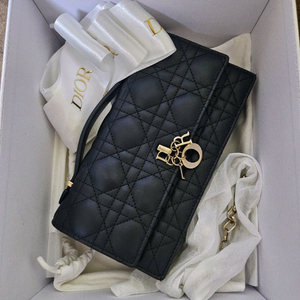 디올 미니탑핸들 까니쥬 블랙